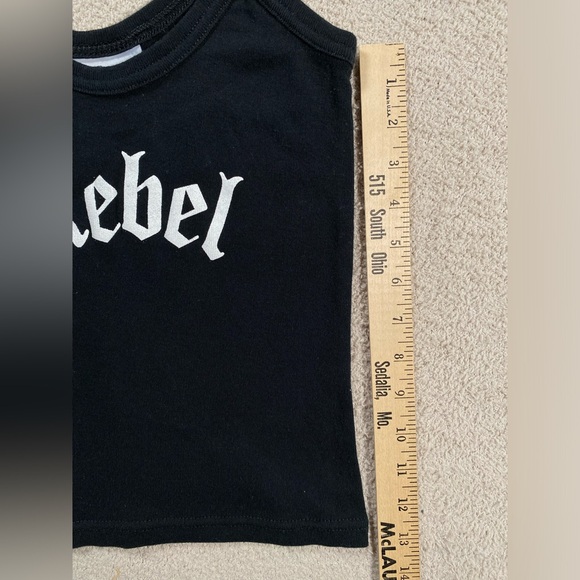 Women’s 90s Y2K Renegade Classics Rebel Small Black top 100% cotton Made in USA - Picture 6 of 7